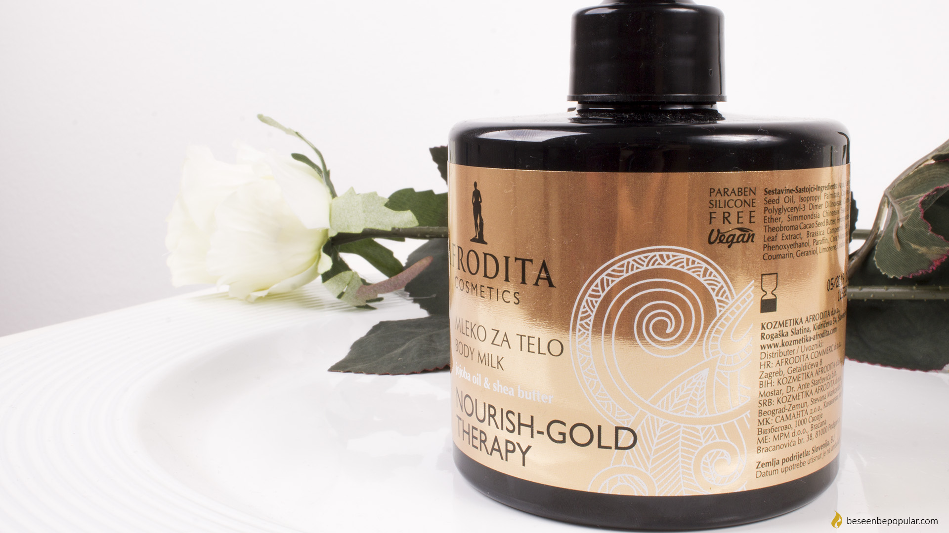 Briga za suhu kožu - Afrodita Nourish Gold Therapy mlijeko za tijelo