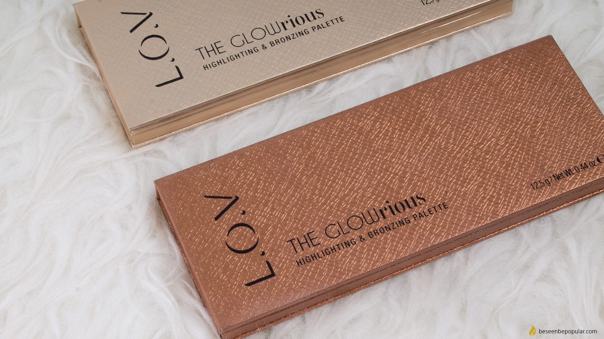 L.O.V. The GLOWrious highlighting and bronzing palette