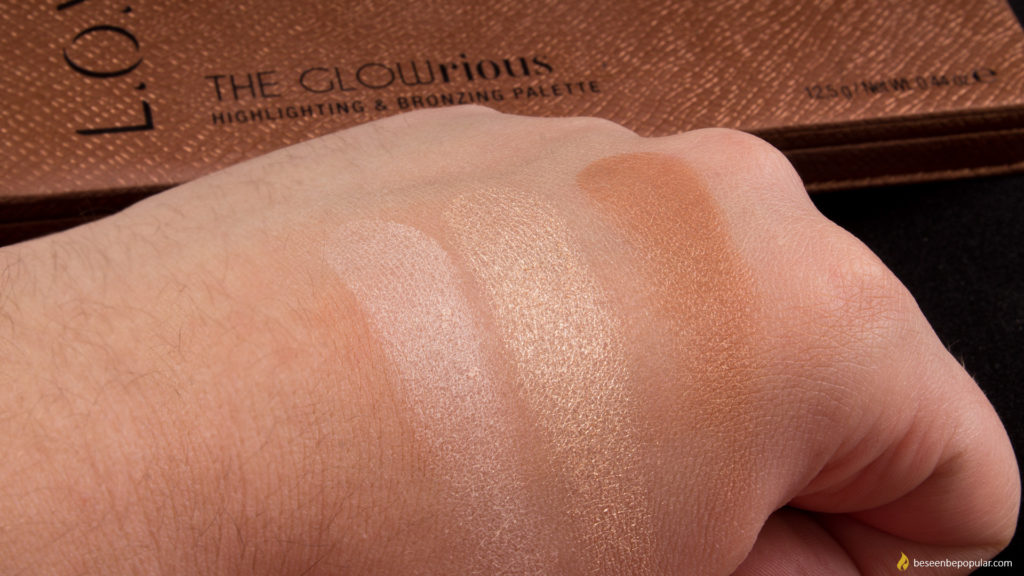 L.O.V The GLOWrious highlighting and bronzing palette