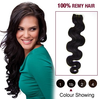 body wave remy human weave brazilian 1b