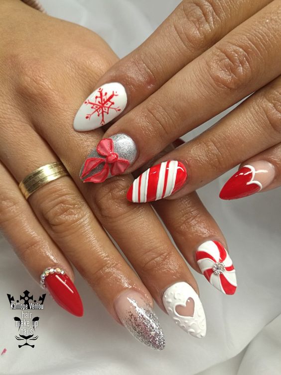 Ideas for Christmas nail art