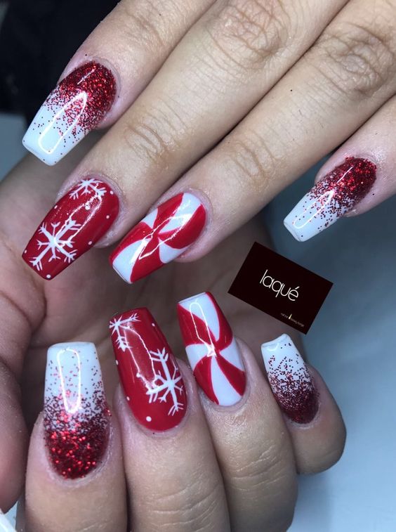 Ideas for Christmas nail art