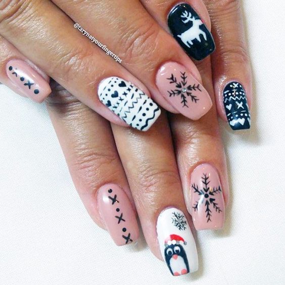 Ideas for Christmas nail art