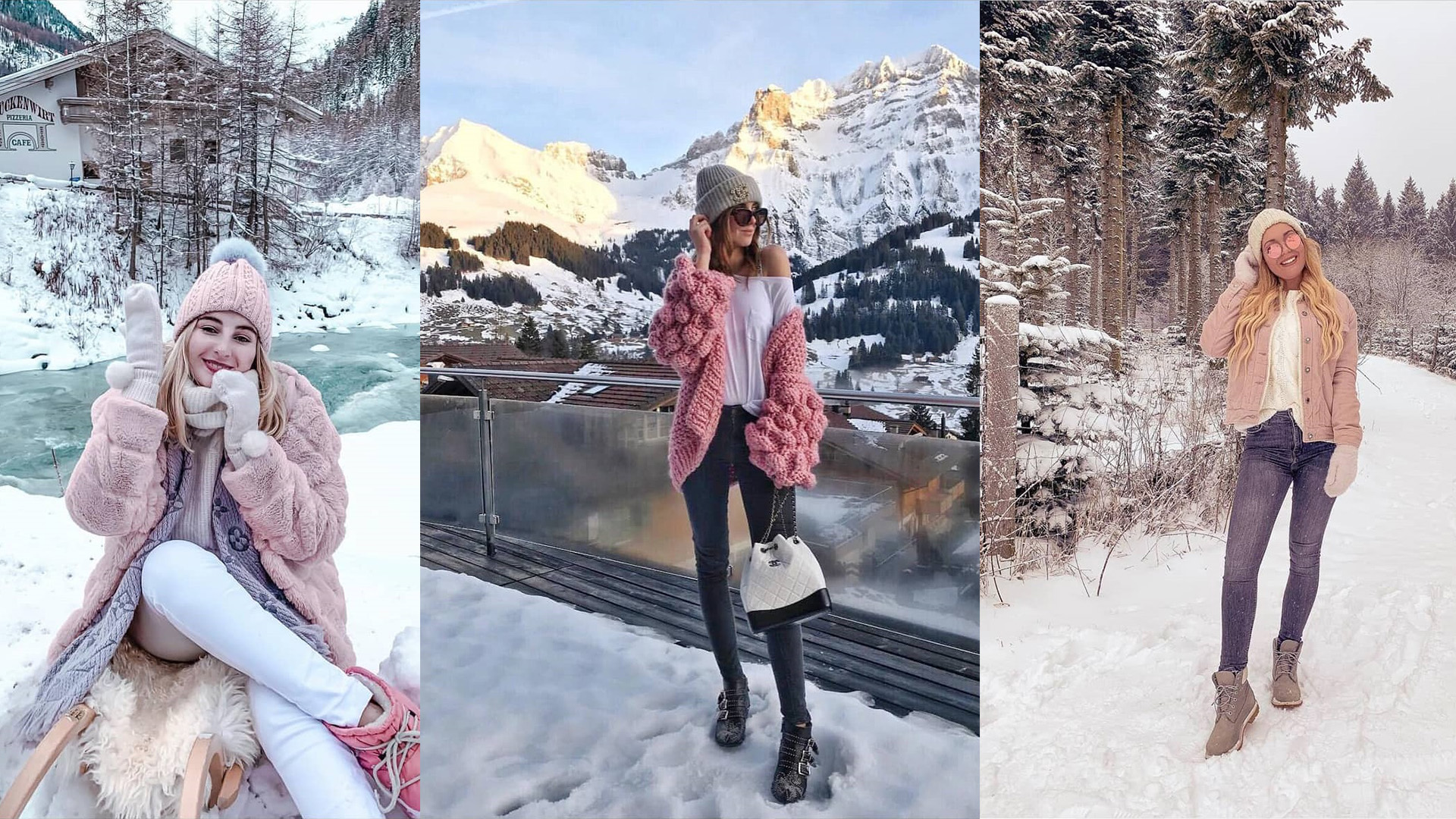 what are instagram influencers wearing during winter