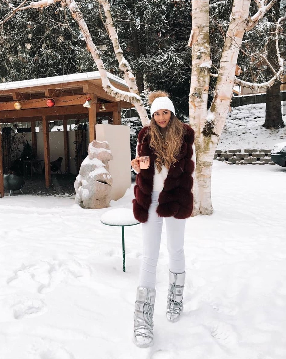 What are influencers wearing during winter?