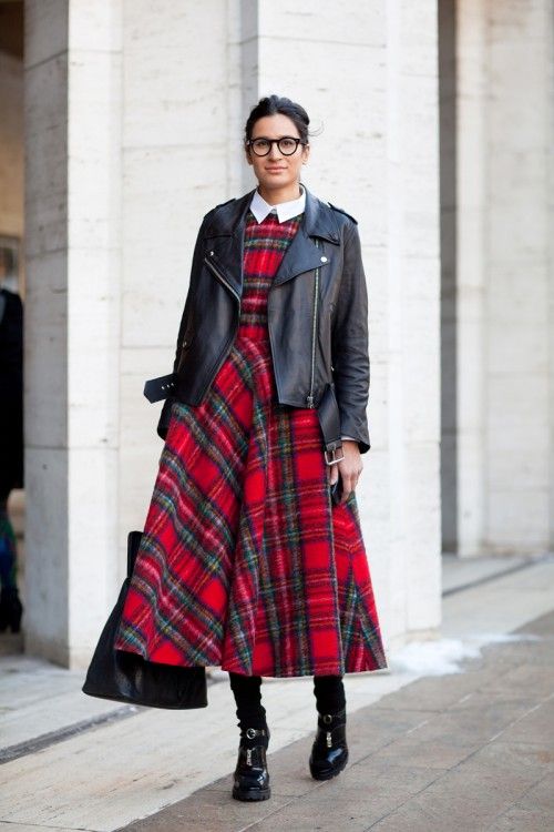 How to wear tartan