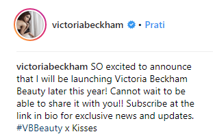 Victoria Beckham launches her own makeup line