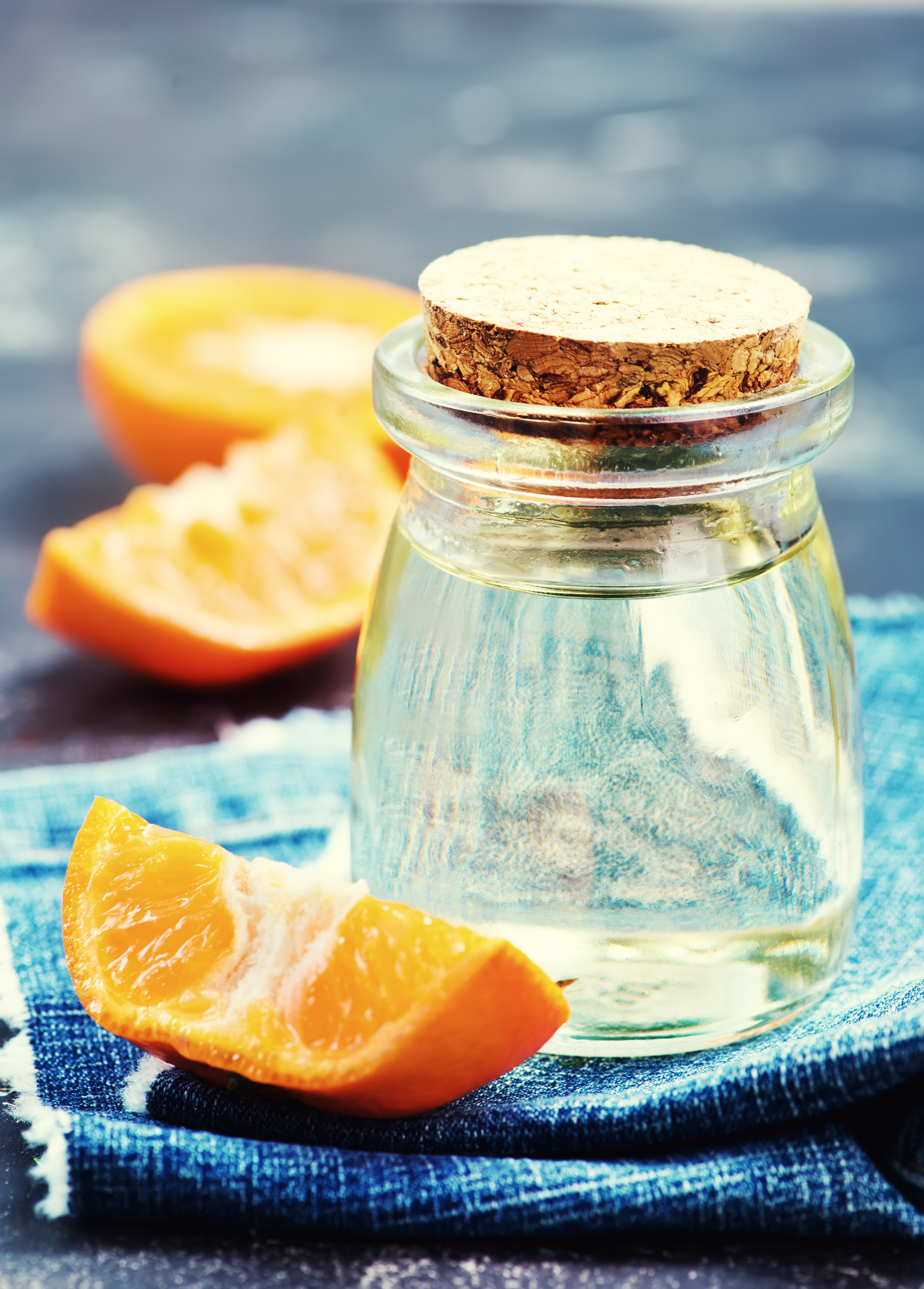 Homemade orange oil for acne